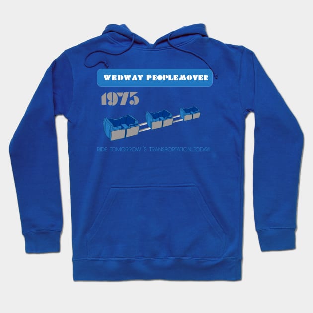 Wedway People Mover Transportation Hoodie by retrocot